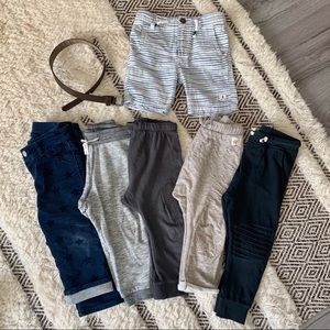 7 piece boys 18-24 month pants and bottoms bundle